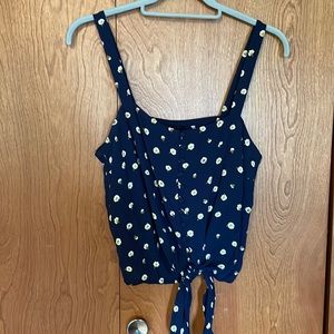 Madewell Buttonup Tank with Tie